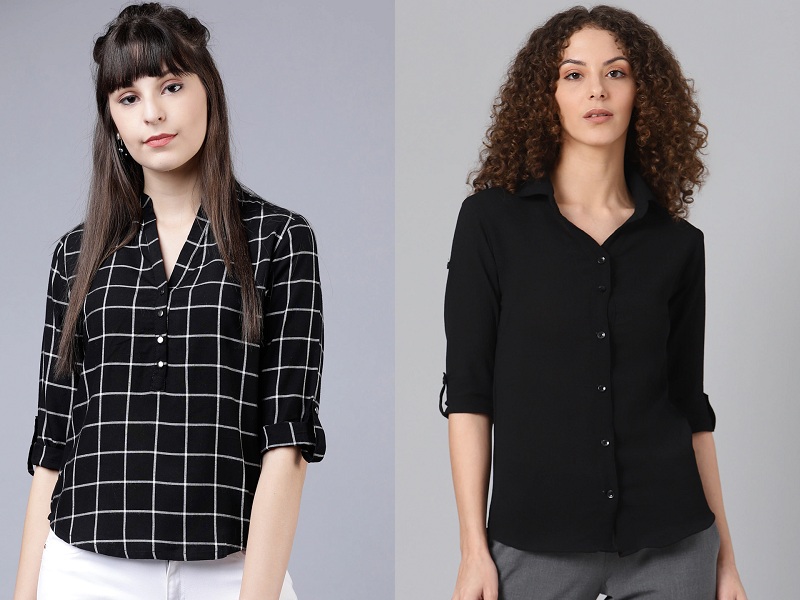 Black Shirts For Women's 10 Stylish And Stunning Designs