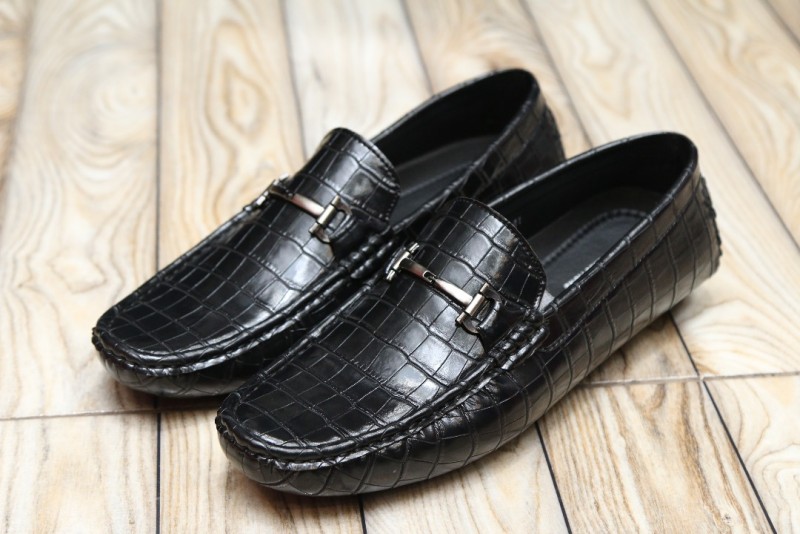 Black Artificial Designer Loafers