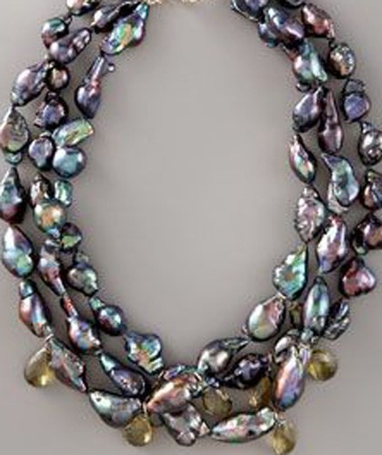 Black Baroque Pearls