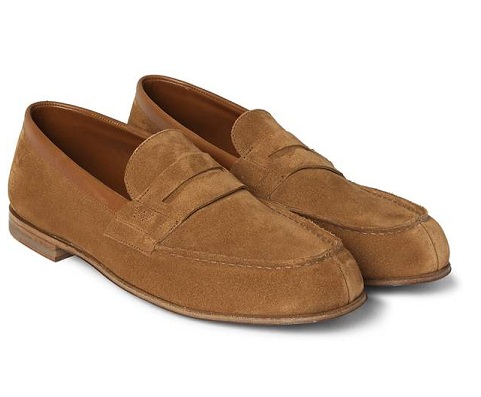 Branded Tan Loafers