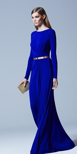 Casual Wears Royal Blue Maxi Dress