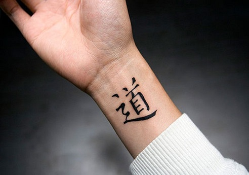 Chinese Tattoos On Wrist