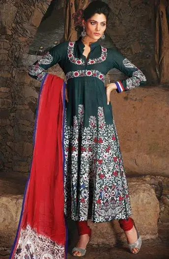 Source Long umbrella dress with long flair Indian ethnic garment on  malibabacom