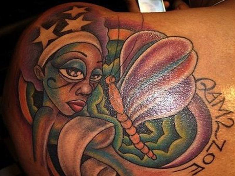 black people tattoo