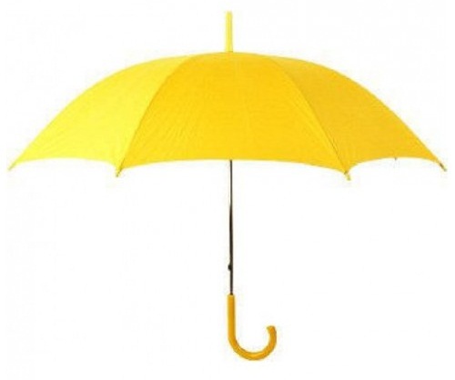 Compact Yellow Umbrella