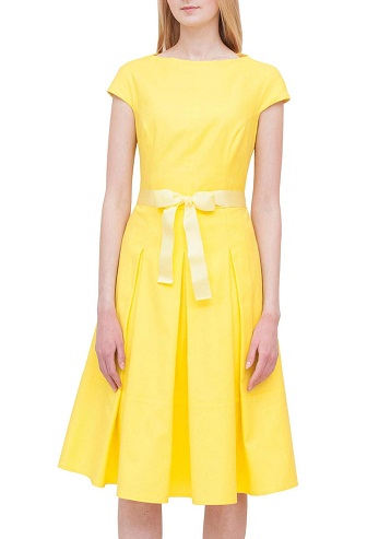 Cotton Yellow Dress