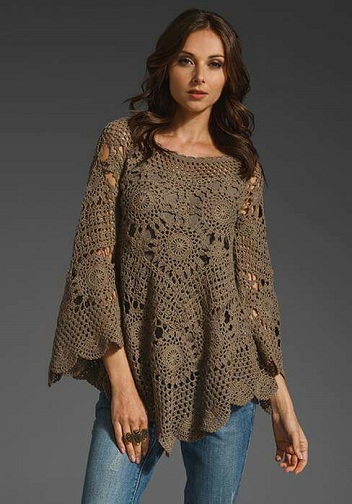 Designer Pattern Knit Sweaters
