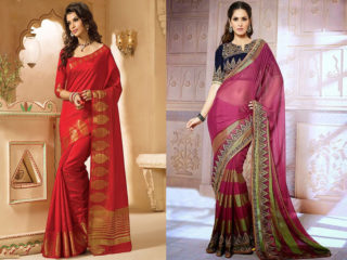 9 Latest Models of Dharmavaram Sarees for Traditional Look