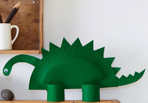 Dinosaur Paper Plate Craft