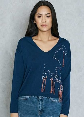 Embellished Women's Sweater