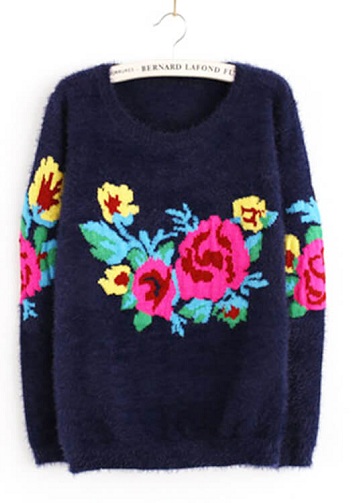 Embroidered Women's Sweater