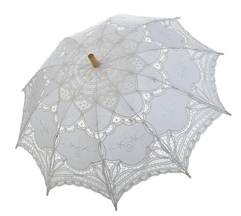 Embroidered Wedding Umbrella