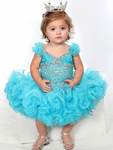 Fairy Tale Blue Ruffled Dress