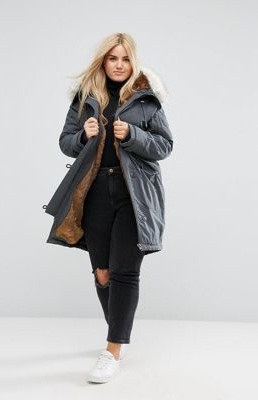 winter outfit for fat ladies