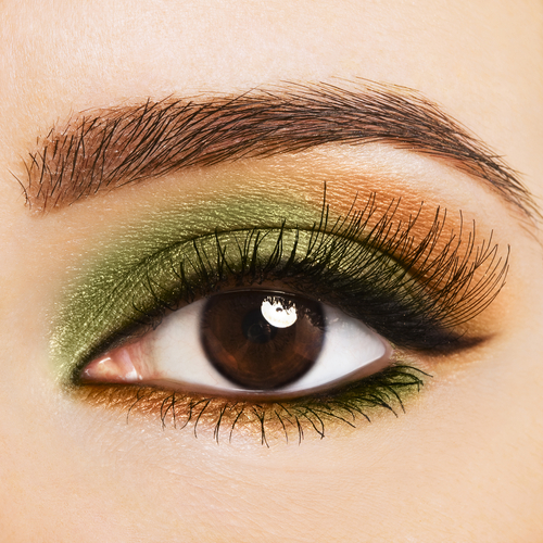 Woman,eye,with,exotic,style,makeup