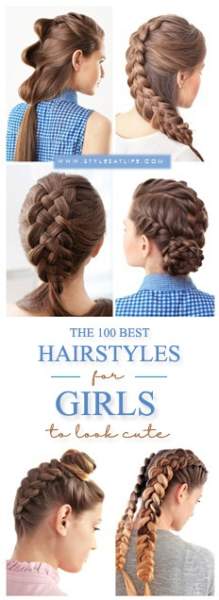 Girls Hairdos 50 Best Hairstyles For Girls To Look Cute