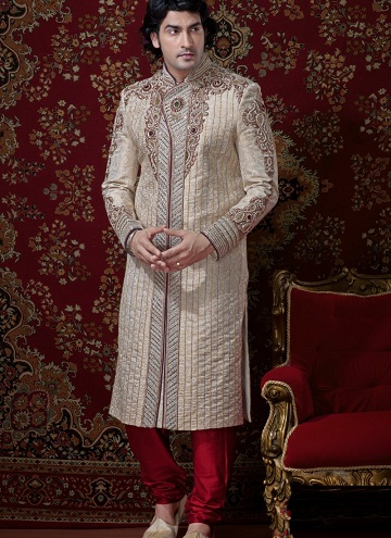 Heavy Embroidered Wedding Kurta Pajama