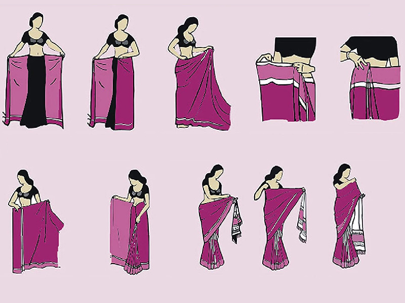 How To Wear Cotton Saree Perfectly For Beginners