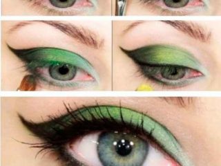 How to do Green Eye Makeup