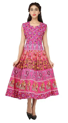 30 Stylish Designs of Cotton Frocks for Women and Girl