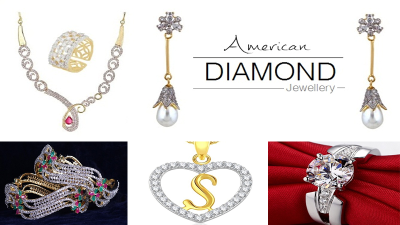 American Diamond Jewellery Designs