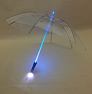 Led Light Saber Transparent Umbrellas