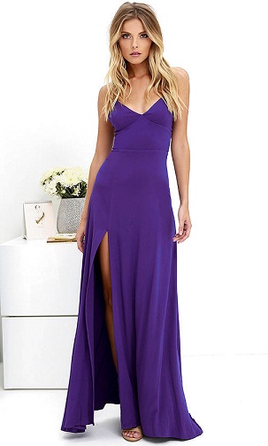 Maxi Purple Dress