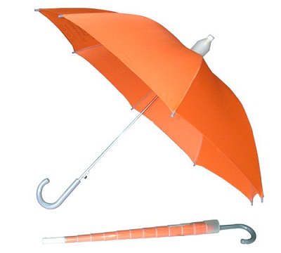 Men’s Long Handle Orange Umbrella