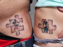 9 Best & Hilarious Mickey and Minnie Mouse Tattoos!