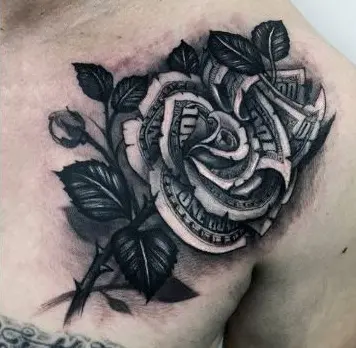 Art Immortal Tattoo  Tattoos  Black and Gray  Money rose
