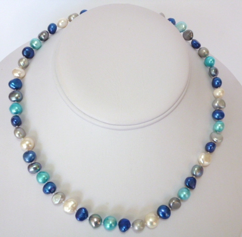 Multi Color Blue Pearl