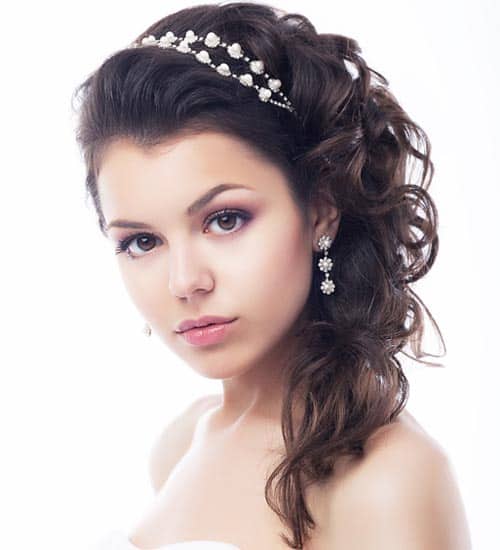 40 Best Prom Hairstyles for 2023 : Soft Twisted Half Up Shoulder Length
