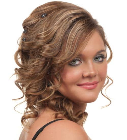 10 Latest Prom Hairstyles for Medium Length Hair | Styles At Life