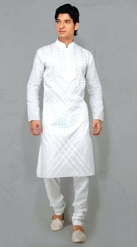 Pure White Kurta Pajama Design