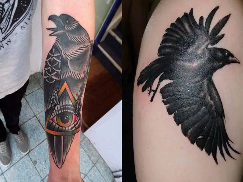 9. Watercolor Raven Tattoos - wide 9