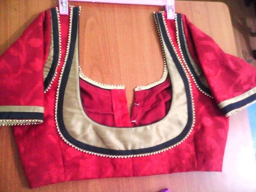 Red Wedding Blouse