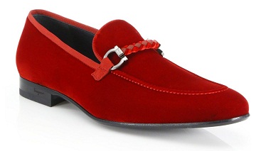 Red Designable Loafers