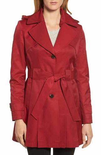 Rust Red Trench Coat