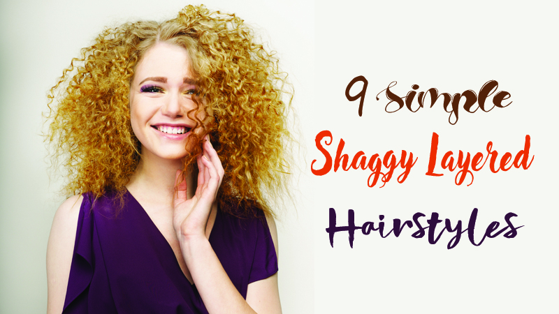 Shaggy layered hairstyles
