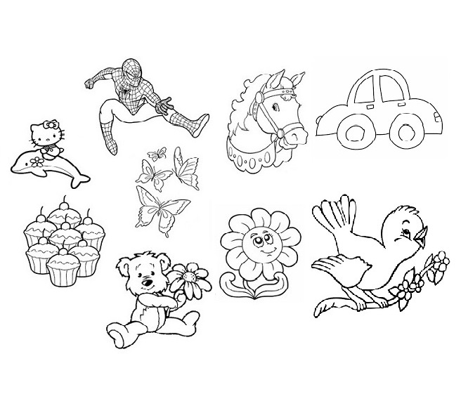 15 Simple Characters Of Printable Colouring Pages For Free