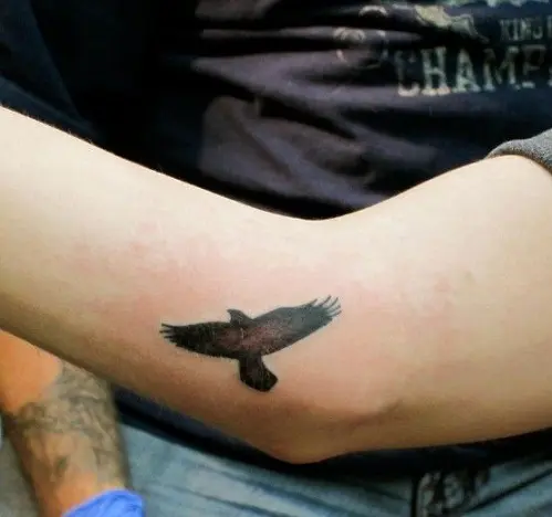 EREBEX Temporary Tattoo For Girls Men Women 3D Flying Eagle Sticker Size  19x12cm  1pc Black 4 g  Amazonin Beauty