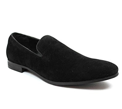 Suede Black Loafers For Men