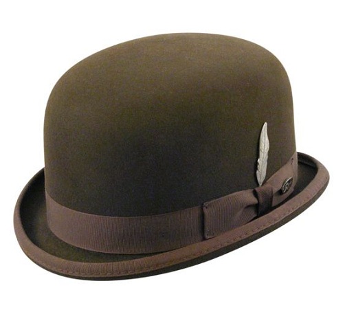 Taupe Brown Derby Women’s Hats