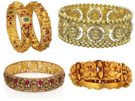 Temple Jewellery Bangles – 9 Trending and Stunning Designs