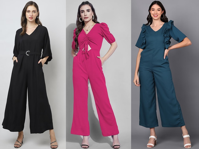Top 9 Different Types Of V Neck Jumpsuits For Ladies In Trend