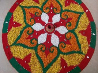 9 Best Rice Rangoli Designs with Images