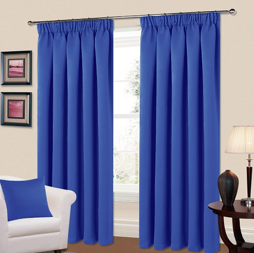 Blue Curtains Living Room Ideas