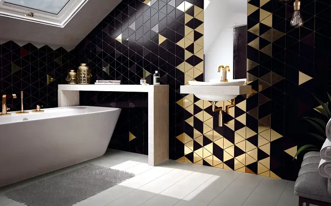 25 Latest Bathroom Tiles Designs With, Decorative Bathroom Tiles