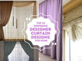 Top 15 Inspiring Designer Curtain Designs Pics for Home
