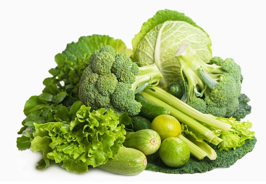 Green Leafy Vegetables for dry skin